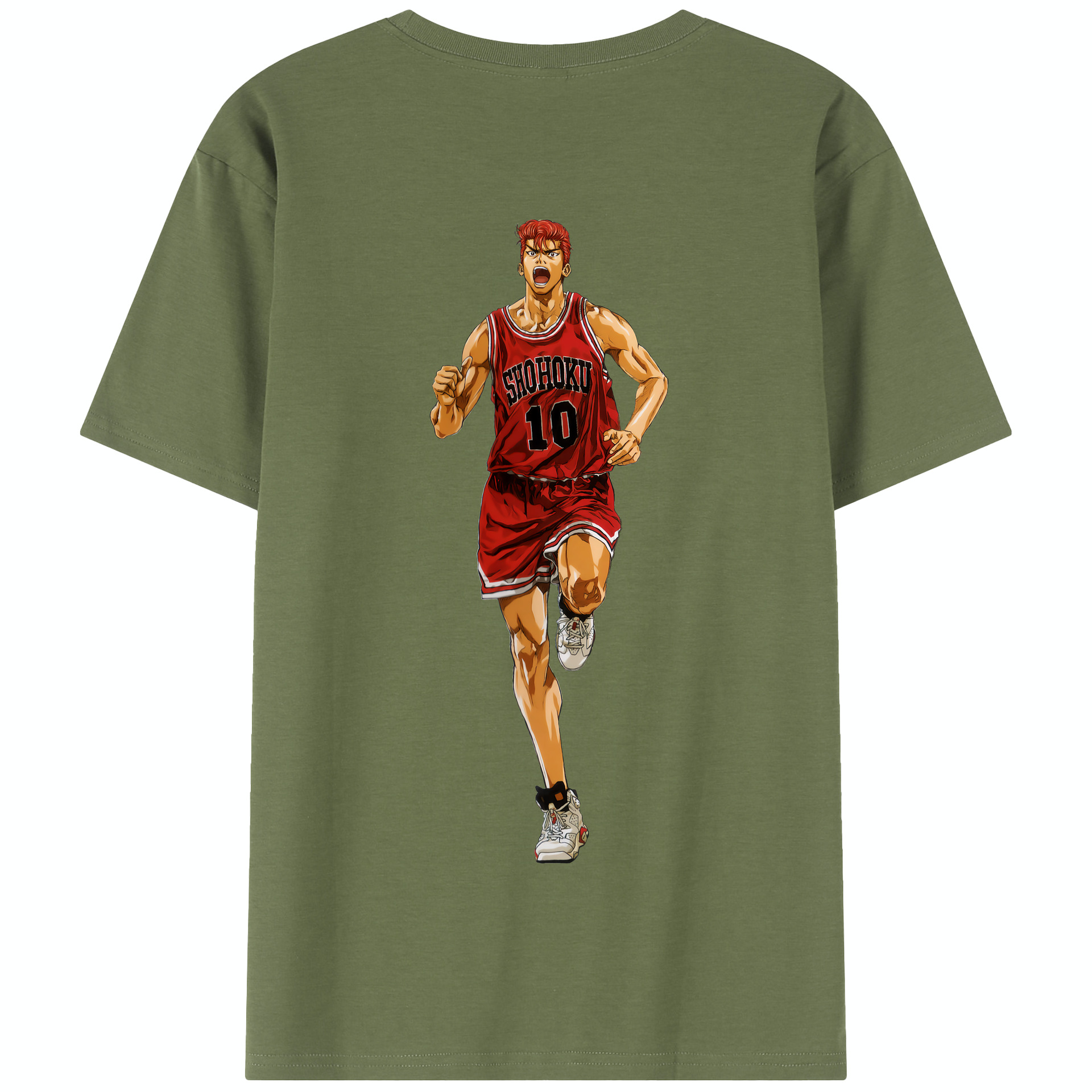 SLAM DUNK／スラムダンク 綿100％半袖Tシャツ（背面プリント）